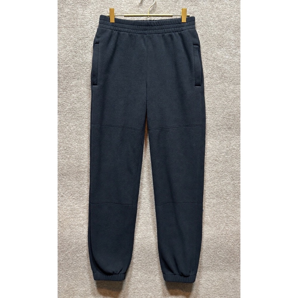 TNA Aritzia Black Sweatfleece Cozy Fleece Boyfriend Fit Joggers Size Small EUC